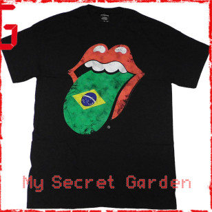 The Rolling Stones - Brazil Tongue Official T Shirt ( Men M, L ) ***READY TO SHIP from Hong Kong***